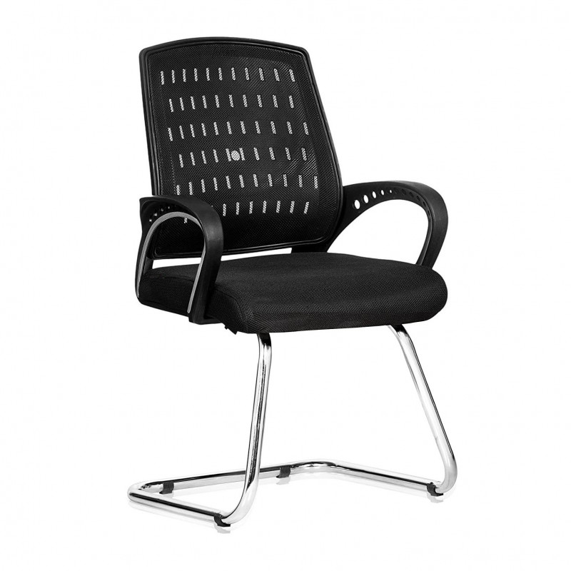 Computer Chair, Visitor Chair with Mesh Back Heavy Duty Reception Chair for Living Room Hotel Reception Studio Gaming Chairs205V