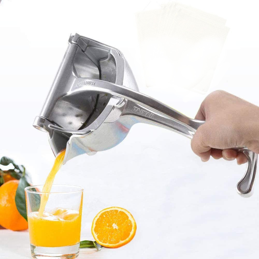 Heavy Duty Single Press Lemon Squeezer, Juicer Handheld,Premium Quality Metal Aluminum alloy Lemon Squeezer, Manual Citrus Press Juicer, Lemon Lime juice, orange juice, apple juice